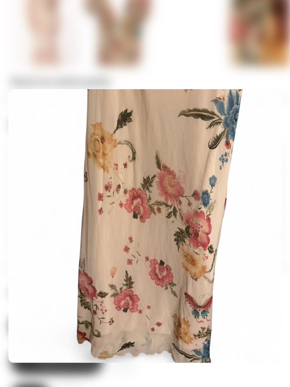 Petal & Pup Blush Floral V-Neck Maxi Dress - Picture 3 of 4